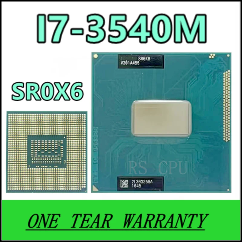 i7-3540M i7 3540M SR0X6 3.0 GHz Dual-Core Quad-Thread CPU Processor 4M 35W Socket G2 / rPGA988B
i7-3540M i7 3540M SR0X6 3.0 GHz Dual-Core Quad-Thread CPU Processor 4M 35W Socket G2 / rPGA988B