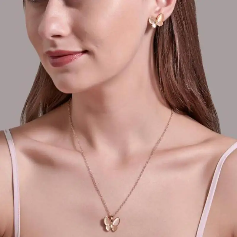 Opal Butterfly Earrings Necklace Set Jewelry Sets For Women Elegant Necklaces Earings Set Crystal Jewellery Sets CF2521
Opal Butterfly Earrings Necklace Set Jewelry Sets For Women Elegant Necklaces Earings Set Crystal Jewellery Sets CF2521