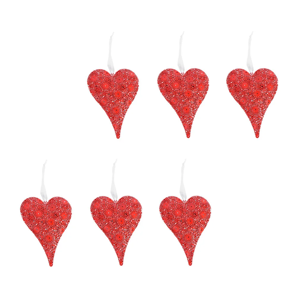 6pcs Valentine's Day Heart Pendant Hollow-out Heart Hanging Decor Valentine's Day Ornament
6pcs Valentine's Day Heart Pendant Hollow-out Heart Hanging Decor Valentine's Day Ornament