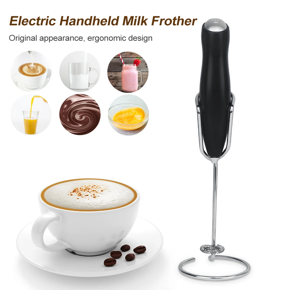 Electric Milk Frother Handheld Milk Foamer Battery Operated Whisk Blender Wireless Coffee Mixer Egg Beater Cooking Accessories
Electric Milk Frother Handheld Milk Foamer Battery Operated Whisk Blender Wireless Coffee Mixer Egg Beater Cooking Accessories