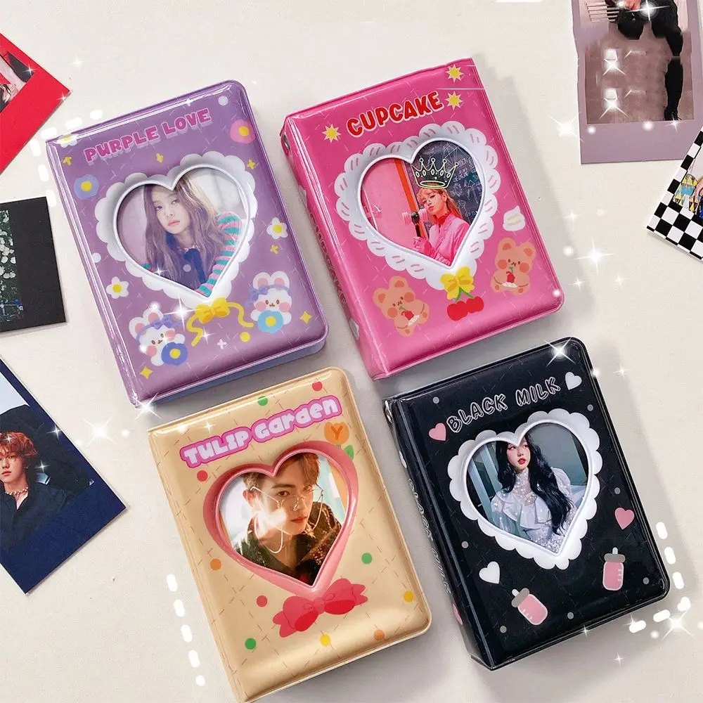 40 Pocket Kpop Photocard Album Lace Heart Cutout Photo Card Mini Ins Collect Book With Pendant Hole DIY Deco Postcard Storage
40 Pocket Kpop Photocard Album Lace Heart Cutout Photo Card Mini Ins Collect Book With Pendant Hole DIY Deco Postcard Storage