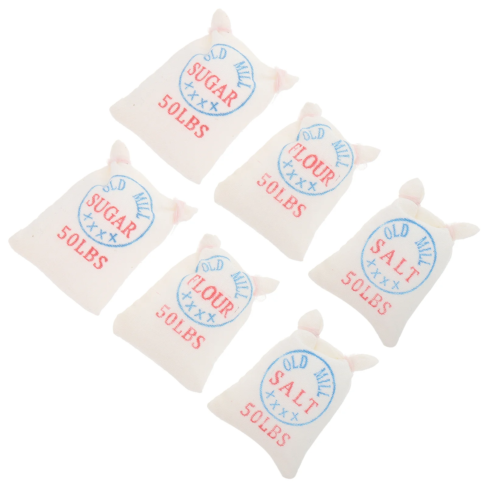 6 Pcs Mini Flour Dollhouse Adornments Toy Room Photography Props Ornament Cloth Salt Bags Child Miniture Decoration
6 Pcs Mini Flour Dollhouse Adornments Toy Room Photography Props Ornament Cloth Salt Bags Child Miniture Decoration