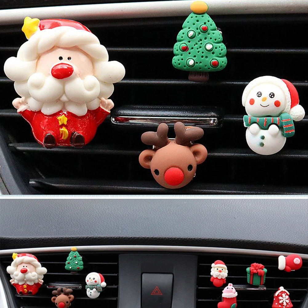 Car Air Outlet Perfume Clip Conditioning Christmas Santa Claus Ornaments Decor Air Freshener Auto Vent Automobile Accessories
Car Air Outlet Perfume Clip Conditioning Christmas Santa Claus Ornaments Decor Air Freshener Auto Vent Automobile Accessories
