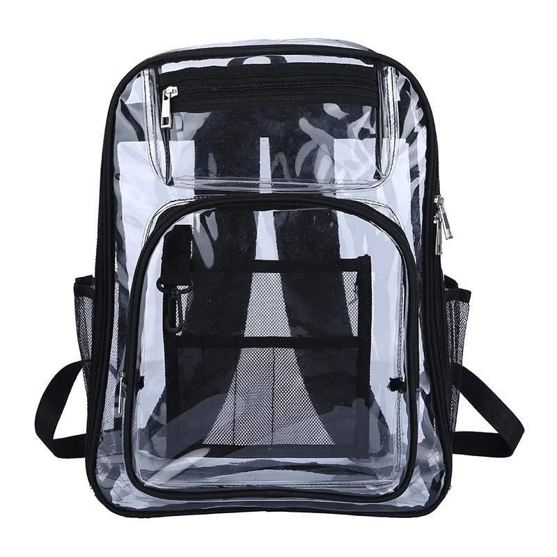 Backpack Waterproof Transparent School Bag Girl Large Capacity Backpack Solid Clear Backpack Men Transparent Plastic Bag
Backpack Waterproof Transparent School Bag Girl Large Capacity Backpack Solid Clear Backpack Men Transparent Plastic Bag