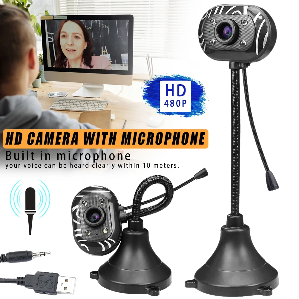High Flexible Web Camera Online Class 480p Hd Camera With Microphone Live Streaming Webcam 480p With Microphone Flexible Pole Dq
High Flexible Web Camera Online Class 480p Hd Camera With Microphone Live Streaming Webcam 480p With Microphone Flexible Pole Dq