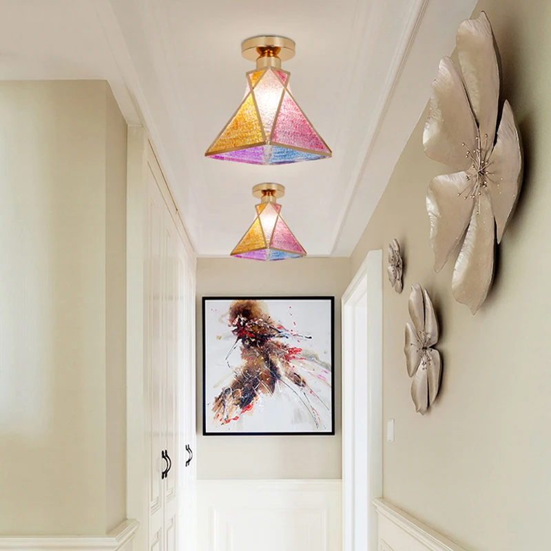 

Роскошный потолочный светильник в коридор, скандинавский креативный современный простой светодиодный потолочный светильник из ПВХ для гостиной
