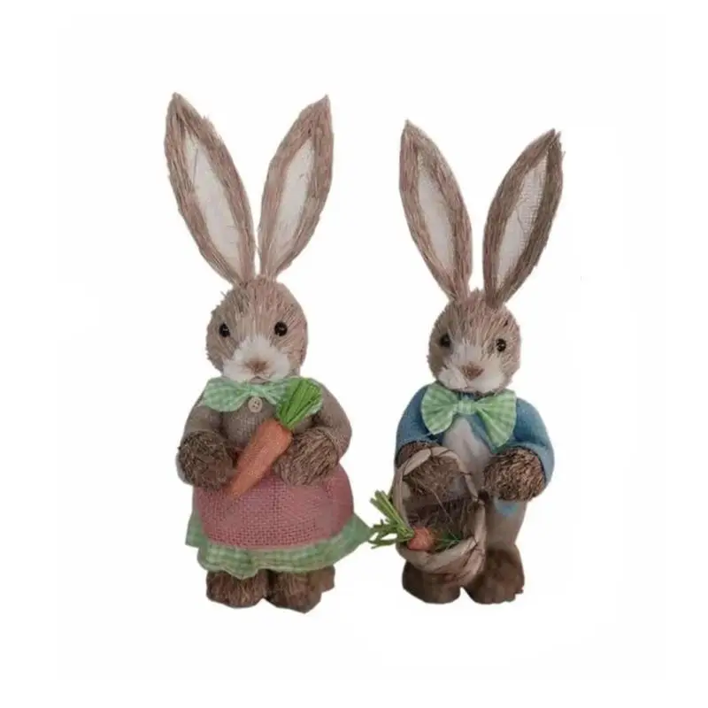 2Pcs Cute Straw Rabbit Easter Decorations Home Garden Wedding Ornament Photo Props Crafts home decoration accessories modern
2Pcs Cute Straw Rabbit Easter Decorations Home Garden Wedding Ornament Photo Props Crafts home decoration accessories modern