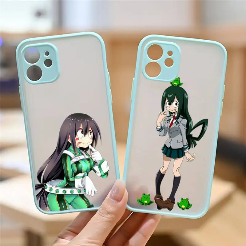 Tsuyu Asui My hero academia Phone Case matte transparent For iphone 7 8 11 12 13 plus mini x xs xr pro max cover
Tsuyu Asui My hero academia Phone Case matte transparent For iphone 7 8 11 12 13 plus mini x xs xr pro max cover