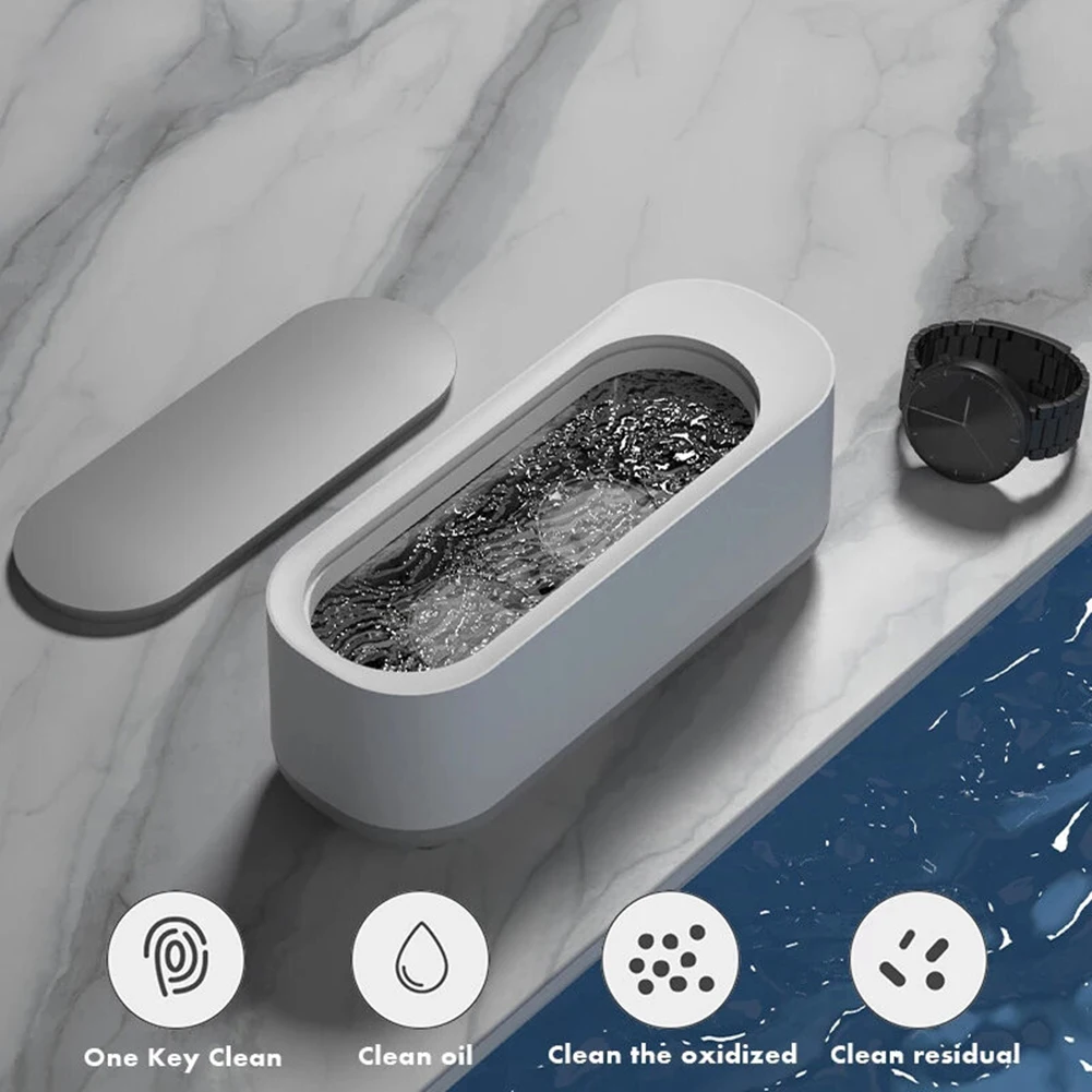 Small Ultrasonic Cleaner High Frequency Vibration Wash Cleaner Portable Ultrasonic Cleaner for Cleaning Jewelry Eyeglasses Watch
Small Ultrasonic Cleaner High Frequency Vibration Wash Cleaner Portable Ultrasonic Cleaner for Cleaning Jewelry Eyeglasses Watch