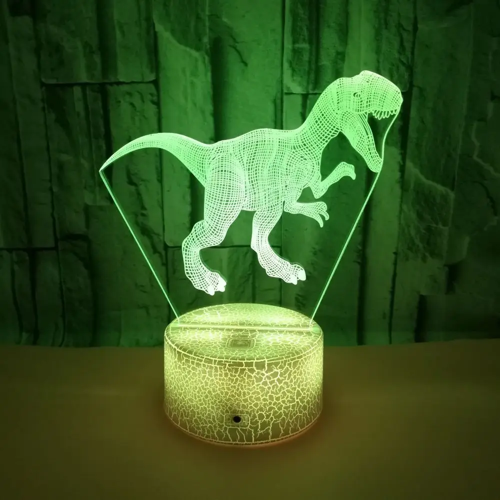 Dinosaur 3D Night Lights Colorful Touch 3D Led Illusion Night Lamp Bedroom Decor Birthday Christmas Gift Dinosaur Toys for Kids
Dinosaur 3D Night Lights Colorful Touch 3D Led Illusion Night Lamp Bedroom Decor Birthday Christmas Gift Dinosaur Toys for Kids