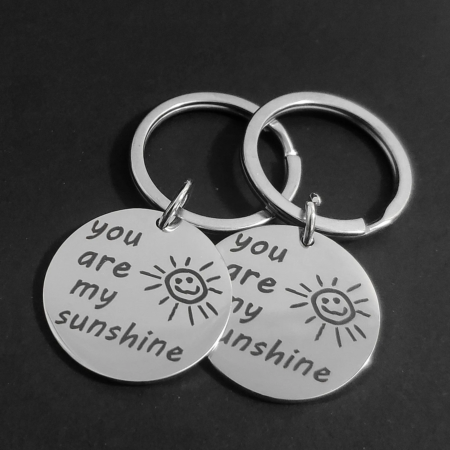 Carabiner for Keys Stainless Steel Birthday Keyring Parent Friend Child Holiday You Are My Sunshine Creative Gift Holder Fashion
Carabiner for Keys Stainless Steel Birthday Keyring Parent Friend Child Holiday You Are My Sunshine Creative Gift Holder Fashion