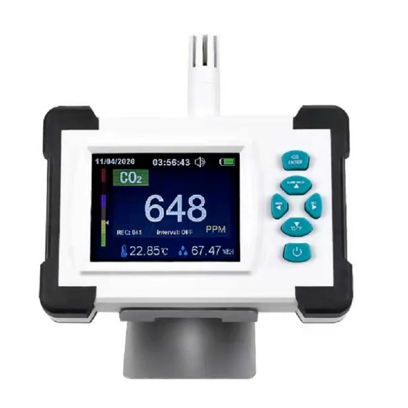 Portable Carbon Dioxide Detector CO2 Air Quality Detector Can Lead PDF Data
Portable Carbon Dioxide Detector CO2 Air Quality Detector Can Lead PDF Data
