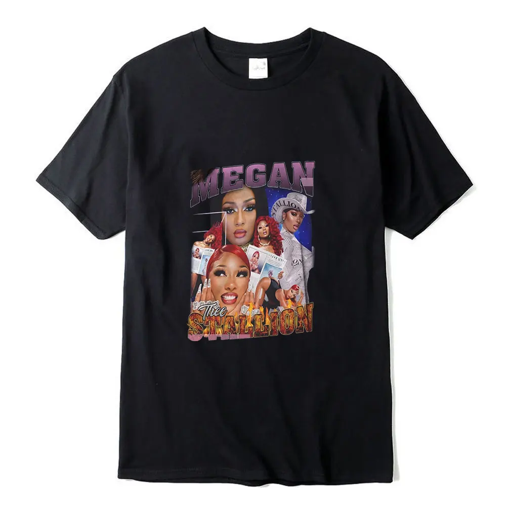 Megan Thee Stallion Good Sisters Go Out Harajuku Print Trend Summer Short-sleeved Cotton Loose Casual Women's T-shirt Oversized
Megan Thee Stallion Good Sisters Go Out Harajuku Print Trend Summer Short-sleeved Cotton Loose Casual Women's T-shirt Oversized