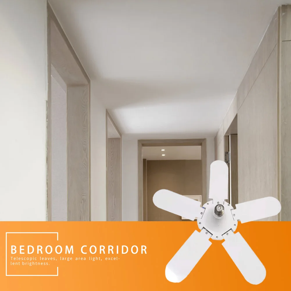 Classic Foldable LED Garage Light 75W E27 Angle Adjustable Deformable Durable Fan Blades Energy Saving Ceiling Lamp
Classic Foldable LED Garage Light 75W E27 Angle Adjustable Deformable Durable Fan Blades Energy Saving Ceiling Lamp
