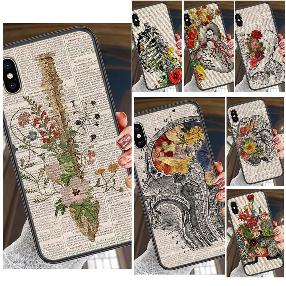 For iPhone 13 12 11 Pro Max 8 6S 7 Plus XS XR Mini 5S SE 2022 7P 6P Human Anatomy Organ In Newspaper Fundas Black Back Fashion
For iPhone 13 12 11 Pro Max 8 6S 7 Plus XS XR Mini 5S SE 2022 7P 6P Human Anatomy Organ In Newspaper Fundas Black Back Fashion