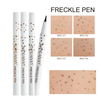 Face Fake Freckle Pen Natural Brown Lifelike Fake Freckles Pencil Long Lasting Face Dark Brown Eyeliner Spot Pen Makeup Tools