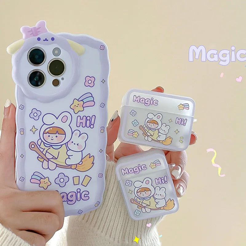Cartoon Little Magic Girl Bunny Bow Phone Case for iPhone 14 12 13 11 Pro ProMax Plus X XR Xsmax Shockproof Soft Phone Cover
Cartoon Little Magic Girl Bunny Bow Phone Case for iPhone 14 12 13 11 Pro ProMax Plus X XR Xsmax Shockproof Soft Phone Cover
