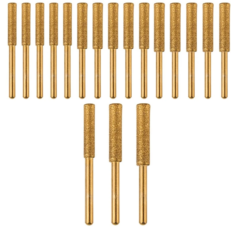 18PCS Diamond Chainsaw Sharpener Bits, Diamond Stone Chain Saw Chainsaw Sharpener for Polishing Chain Grinding Tool
18PCS Diamond Chainsaw Sharpener Bits, Diamond Stone Chain Saw Chainsaw Sharpener for Polishing Chain Grinding Tool