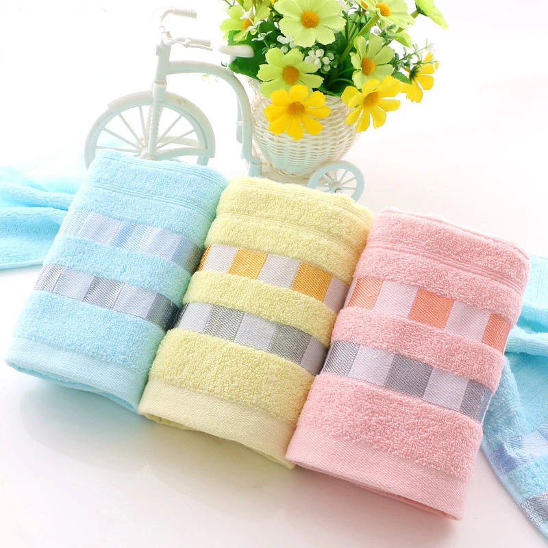 Cotton cut off towel bibulous ribbon lattice towel red yellow blue adult face towel
Cotton cut off towel bibulous ribbon lattice towel red yellow blue adult face towel