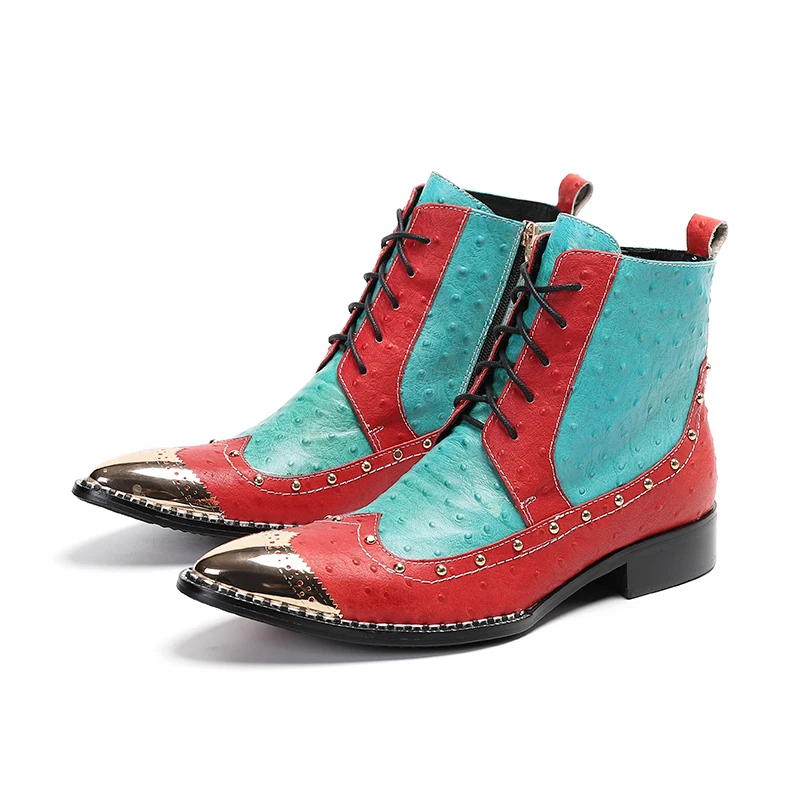 Fashion big size zipper Party boots Social Pointed toe Patchwork derby shoes british style male real leather oxfords boots
Fashion big size zipper Party boots Social Pointed toe Patchwork derby shoes british style male real leather oxfords boots