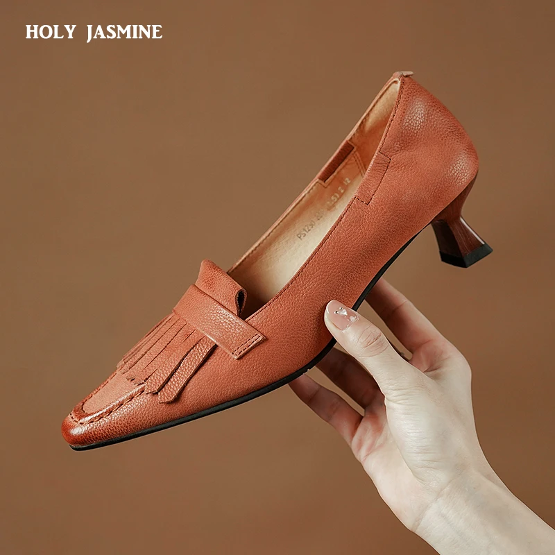 NEW Spring/Fall Women Loafers Square Toe Chunky Heel Women Shoes 2023 Genuine Leather Shoes Women Retro Pleated Pumps for Women
NEW Spring/Fall Women Loafers Square Toe Chunky Heel Women Shoes 2023 Genuine Leather Shoes Women Retro Pleated Pumps for Women