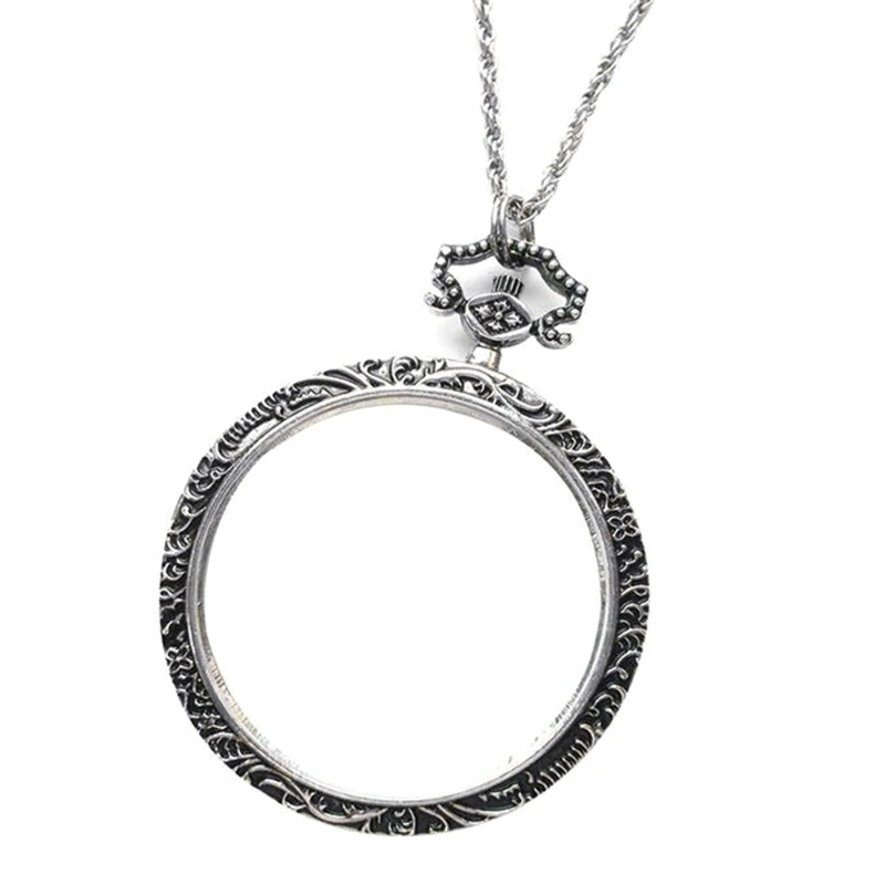 Women 3X Magnifier Necklace Pendant Magnifying Glass Necklace Pendant Hanging Magnifying Glass Chain Vintage Drop Shipping
Women 3X Magnifier Necklace Pendant Magnifying Glass Necklace Pendant Hanging Magnifying Glass Chain Vintage Drop Shipping