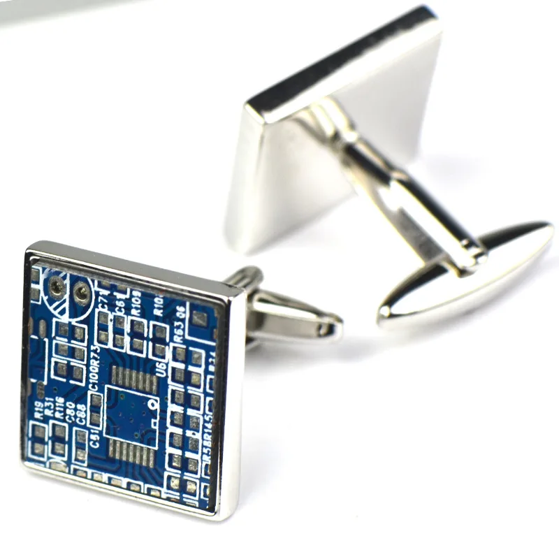 Metal Circuit Board Cufflinks Copper Men's Daily Accessories Gifts Novelty Personality Pattern High-quality French Cuff Links
Metal Circuit Board Cufflinks Copper Men's Daily Accessories Gifts Novelty Personality Pattern High-quality French Cuff Links