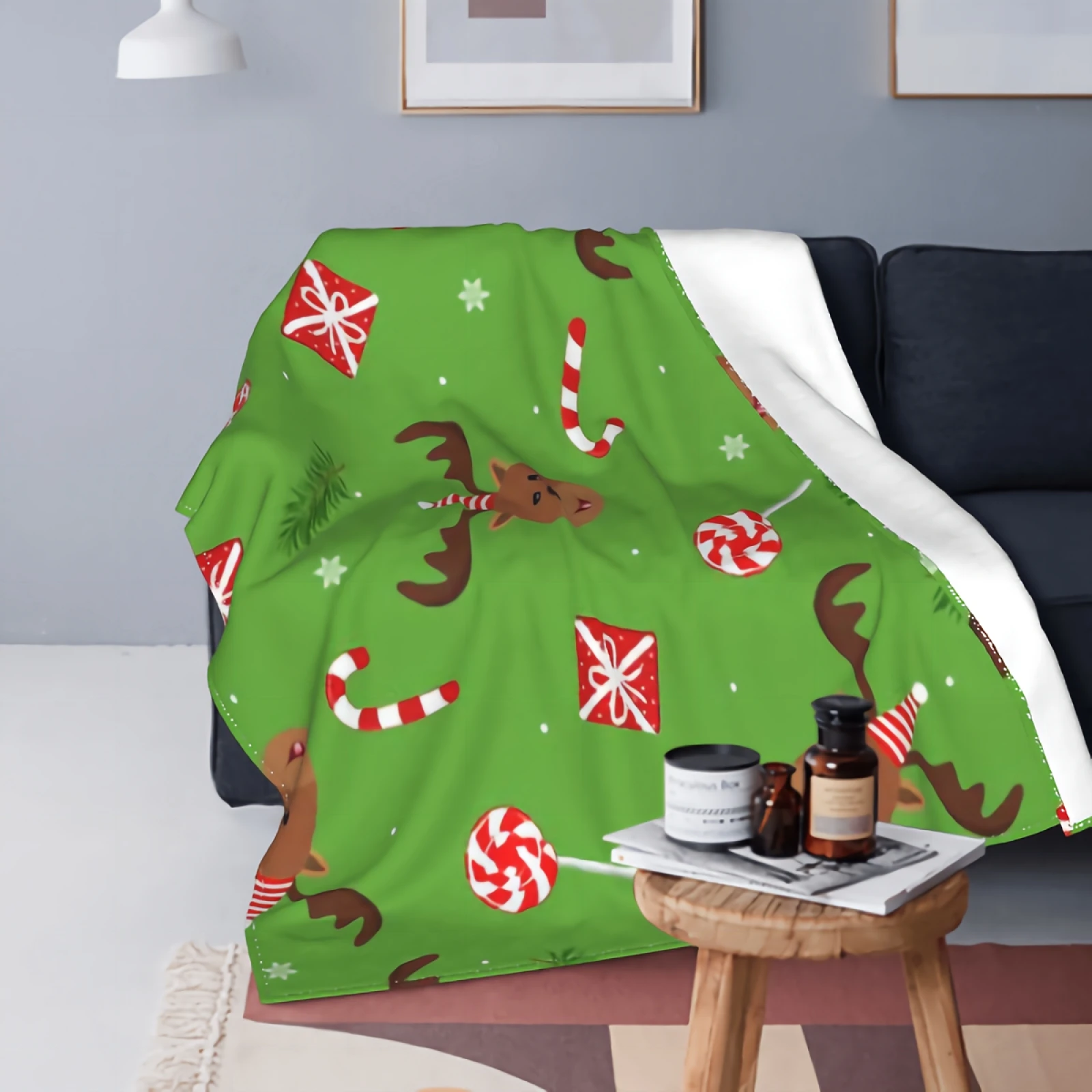 Christmas Funne Deer With Hat Comfort Plush Throw Blanket 60"x50" Super Warm Soft Blanket For Kids Adults Gift
Christmas Funne Deer With Hat Comfort Plush Throw Blanket 60"x50" Super Warm Soft Blanket For Kids Adults Gift