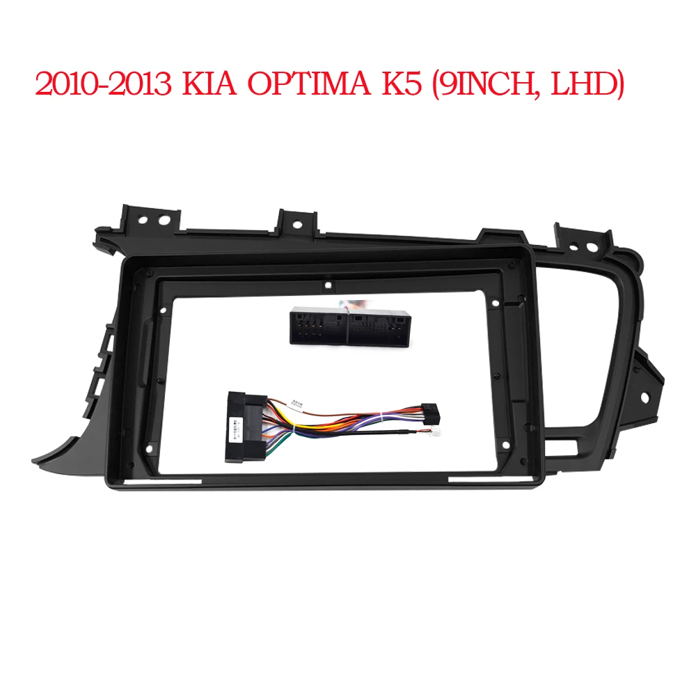 

Автомобильный радиоприемник 2 Din, 9 дюймов, DVD, GPS, Mp5, пластиковая панель, рамка для KIA K5 Optima 2011-2015, комплект для крепления приборной панели, стереоплеер