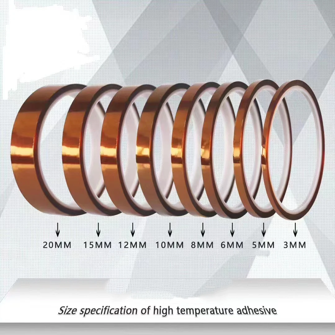 High Temperature Heat BGA Tape Thermal Insulation Tape Polyimide Adhesive Insulating adhesive Tape 3D printing Board protection
High Temperature Heat BGA Tape Thermal Insulation Tape Polyimide Adhesive Insulating adhesive Tape 3D printing Board protection