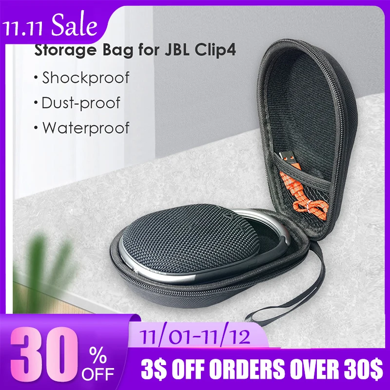 EVA Hard Carrying Case For JBL Clip 4 Bluetooth-compatible Speaker Shockproof Waterproof Travel Protective Storage Bag
EVA Hard Carrying Case For JBL Clip 4 Bluetooth-compatible Speaker Shockproof Waterproof Travel Protective Storage Bag