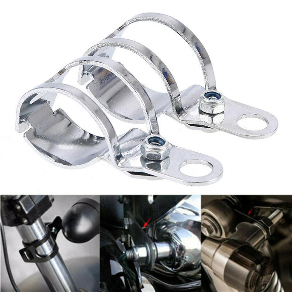 1 Pair Motorcycle Mounting Brackets Silver Turn Signal Mounting Bracket Metal Lamp Clamp Universal Motorcycle Parts For Scooter
1 Pair Motorcycle Mounting Brackets Silver Turn Signal Mounting Bracket Metal Lamp Clamp Universal Motorcycle Parts For Scooter
