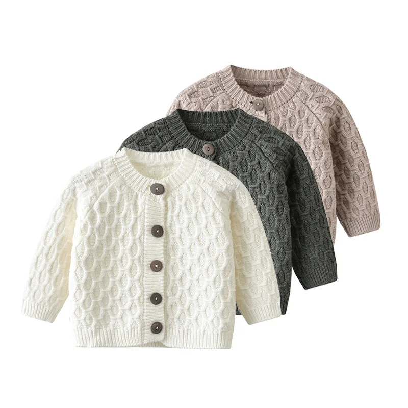 Single Breasted Solid Baby Girls Cardigan Warm Soft Autumn Winter Knitted Sweaters Long Sleeve Cotton Infant Outerwear Coat
Single Breasted Solid Baby Girls Cardigan Warm Soft Autumn Winter Knitted Sweaters Long Sleeve Cotton Infant Outerwear Coat