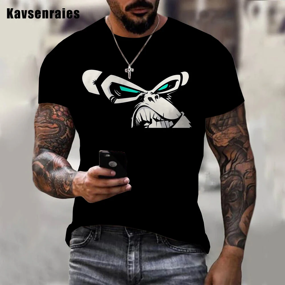 Футболка Мужская/женская с 3D-принтом животных, популярная уличная одежда с рисунком гориллы и обезьяны, модные топы в стиле Харадзюку
Футболка Мужская/женская с 3D-принтом животных, популярная уличная одежда с рисунком гориллы и обезьяны, модные топы в стиле Харадзюку