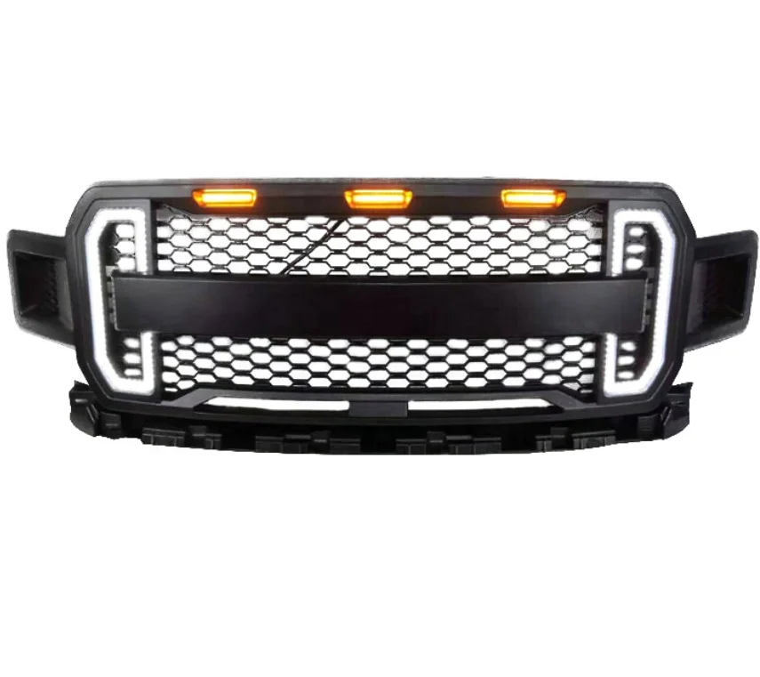 New type Grill With Tunning Lights for Ford F150 2018-2019 Auto 4X4 Accessories
New type Grill With Tunning Lights for Ford F150 2018-2019 Auto 4X4 Accessories