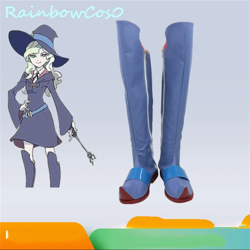 

Little Witch Academia Daiana Cavendish Atsuko Akko Kag Cosplay Shoes Boots Game Anime Party Halloween Chritmas RainbowCos0 W3093