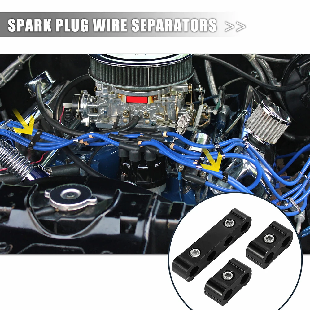 Separator Plug Wire Divider Parts Adapter Aluminum Black Clamp Engine Holder Replacement 8/9/10mm Ignition Wire New
Separator Plug Wire Divider Parts Adapter Aluminum Black Clamp Engine Holder Replacement 8/9/10mm Ignition Wire New