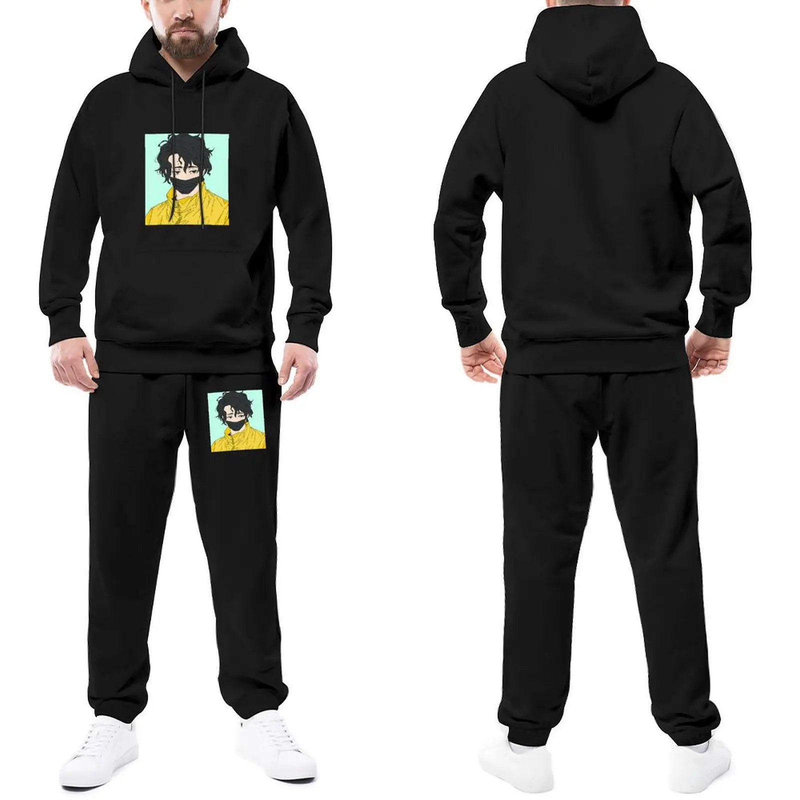 Тренировочные костюмы Haikyuu Kiyoomi Sakusa Trapstar, повседневный комплект с капюшоном с аниме-фигуркой, мужская уличная спортивная одежда для бега, сп...
Тренировочные костюмы Haikyuu Kiyoomi Sakusa Trapstar, повседневный комплект с капюшоном с аниме-фигуркой, мужская уличная спортивная одежда для бега, сп...