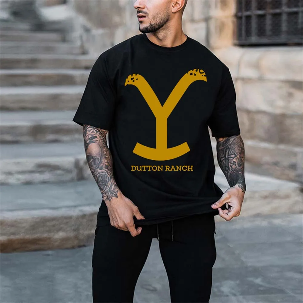 Men T-shirt 2022 Summer Fashion Short Sleeve Round Neck Printing Patchwork Loose Pullover Leisure T-shirt For Men Western Style
Men T-shirt 2022 Summer Fashion Short Sleeve Round Neck Printing Patchwork Loose Pullover Leisure T-shirt For Men Western Style