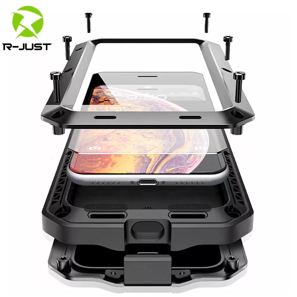 Heavy Duty Protection Doom Armor Metal Aluminum Phone Case for iPhone 12 Mini 11 Pro XS MAX XR 6 6S 7 8 Plus X Shockproof Cover
Heavy Duty Protection Doom Armor Metal Aluminum Phone Case for iPhone 12 Mini 11 Pro XS MAX XR 6 6S 7 8 Plus X Shockproof Cover