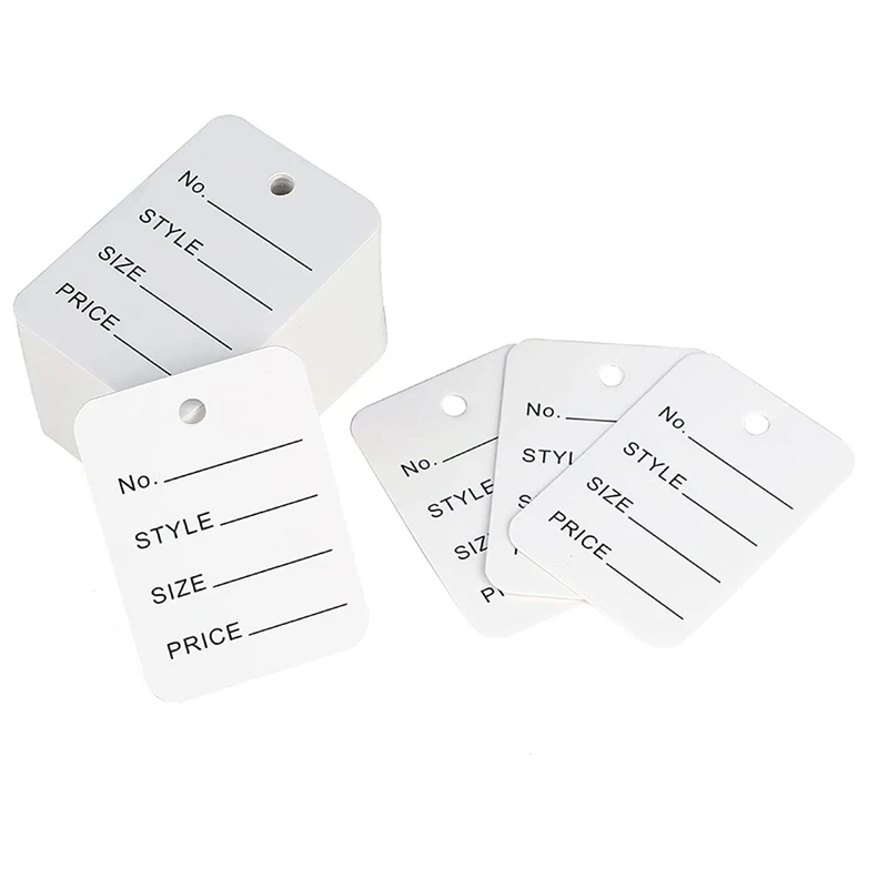 1000 PCS Price Tags Clothes Size Tags Coupon Tags Making Tag Store Tags Clothing Tags, 1.94 x 1.38inch
1000 PCS Price Tags Clothes Size Tags Coupon Tags Making Tag Store Tags Clothing Tags, 1.94 x 1.38inch