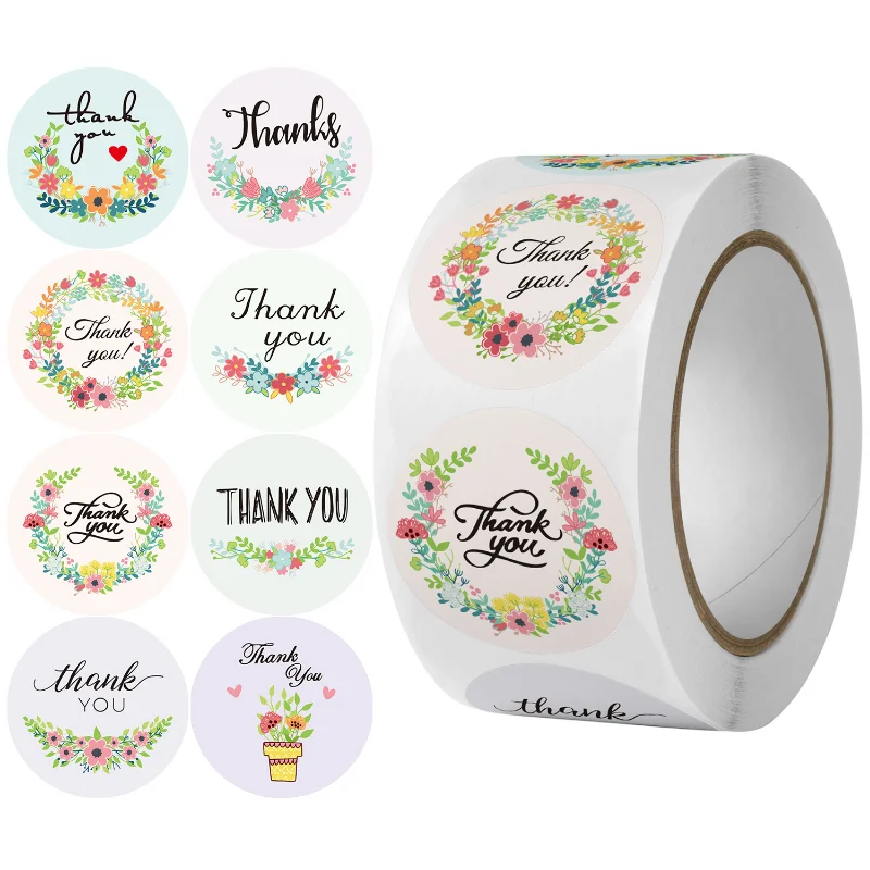 A variety of patterns wrapped stickers thanks to the lovely flowers sealed wedding decoration labels.
A variety of patterns wrapped stickers thanks to the lovely flowers sealed wedding decoration labels.
