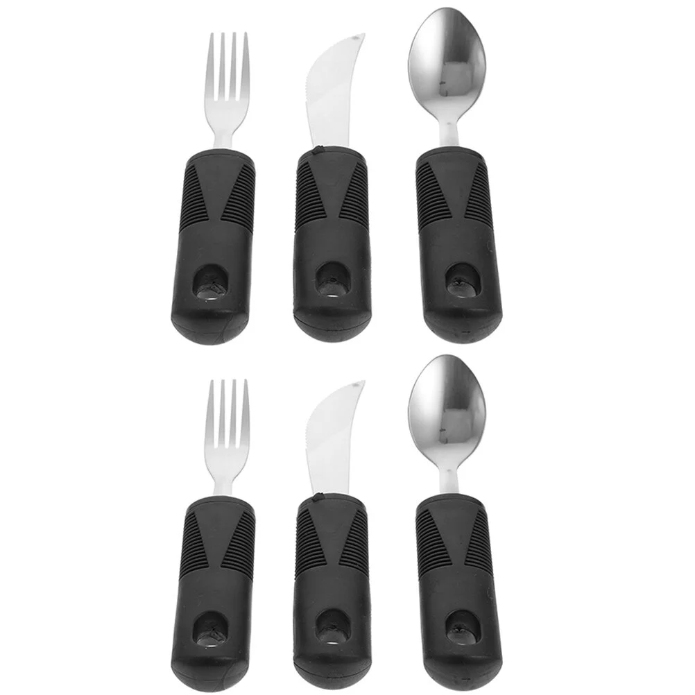 6 Pcs Elderly Eating Utensils Tableware The Built Adults Non-slip Disabled Portable Fork Spoon
6 Pcs Elderly Eating Utensils Tableware The Built Adults Non-slip Disabled Portable Fork Spoon
