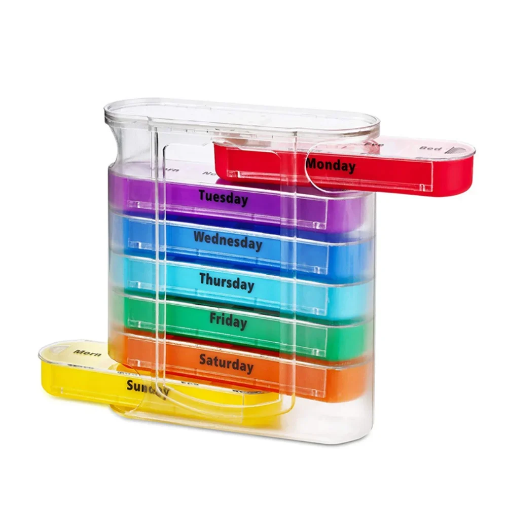 1PC 7 Days A Week Pill Box 28 Squares Pill Organizer Plastic Medicine Storage Moisture-proof Pill Box for Family Travel
1PC 7 Days A Week Pill Box 28 Squares Pill Organizer Plastic Medicine Storage Moisture-proof Pill Box for Family Travel