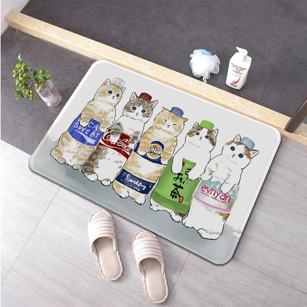 Washable Indoor Bathroom Flannel Rug Kitchen Hallway Mats Carpet Coffee table Cartoon Cat Mat bedside Parlor Mat Room Carpets
Washable Indoor Bathroom Flannel Rug Kitchen Hallway Mats Carpet Coffee table Cartoon Cat Mat bedside Parlor Mat Room Carpets