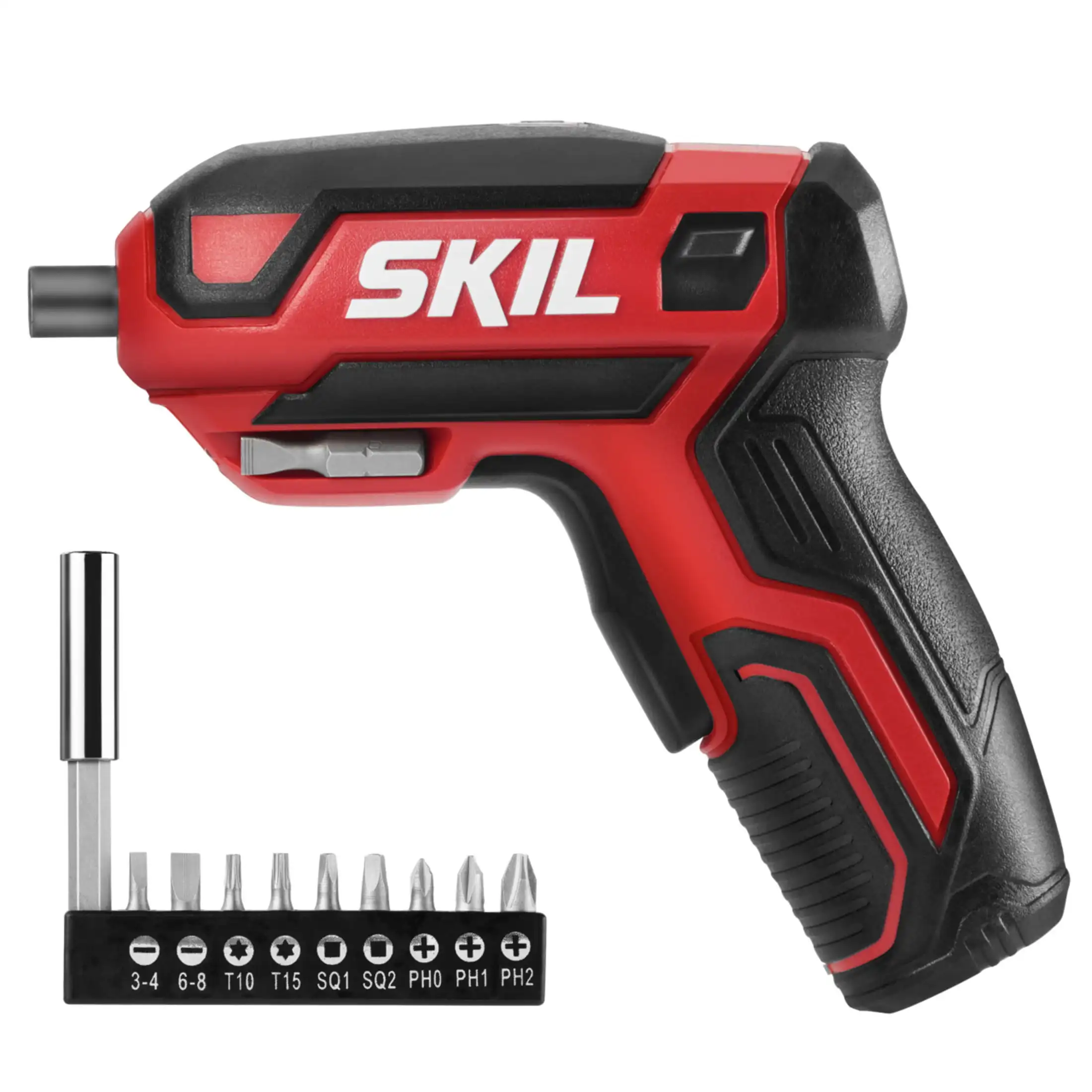 SKIL 4V Rechargeable Screwdriver with Pistol Grip with Magnetic Bit Storage
SKIL 4V Rechargeable Screwdriver with Pistol Grip with Magnetic Bit Storage