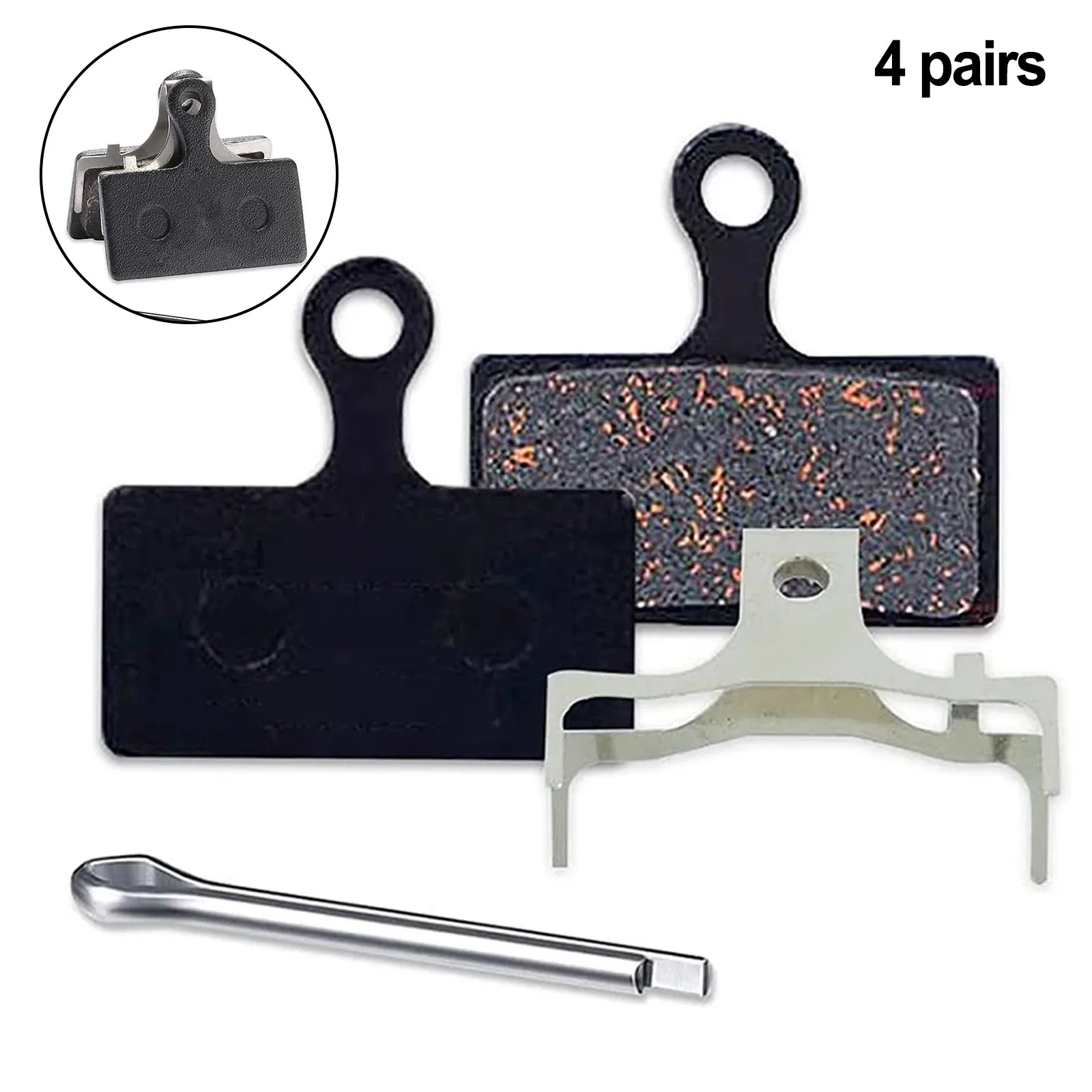 4 Pairs Bicycle Disc Brake Pads Semi-metal And Resin Brake Pad For Shi Mano M9000 M8000 M985 XT M785 SLX M675 M615
4 Pairs Bicycle Disc Brake Pads Semi-metal And Resin Brake Pad For Shi Mano M9000 M8000 M985 XT M785 SLX M675 M615
