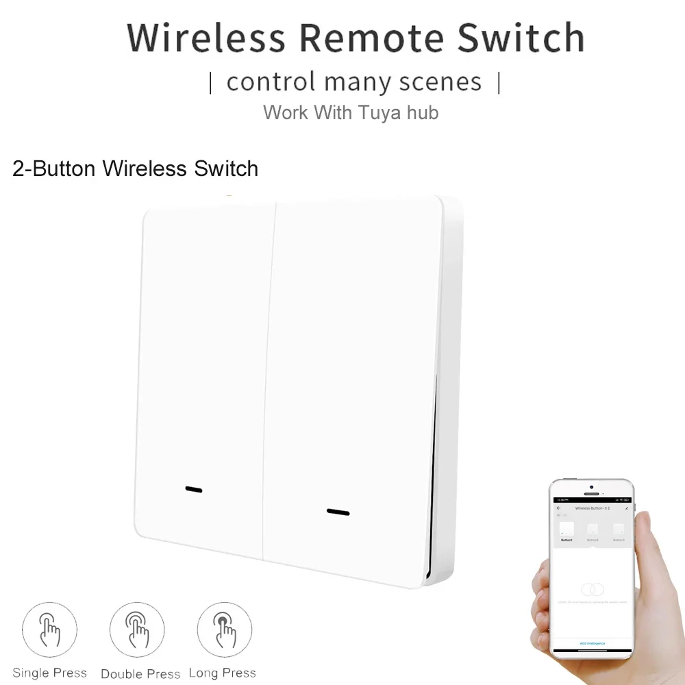 Кнопочный контроллер YSRSAI Tuya ZigBee 1-3 клавиши
Кнопочный контроллер YSRSAI Tuya ZigBee 1-3 клавиши