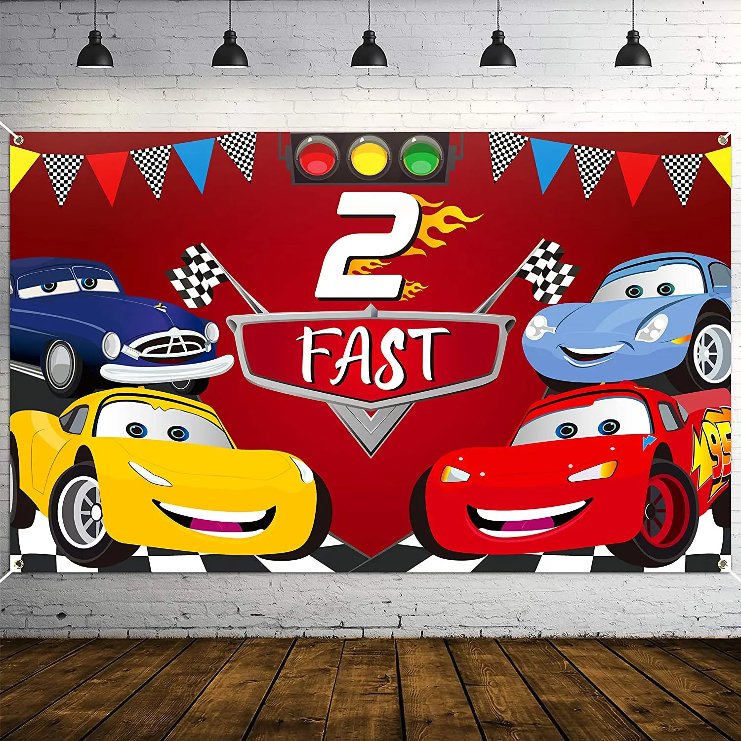 Cartoon Car Mobilization Birthday Party Themed Backdrops Car Racing Story Black White Grid Red Photo Backgrounds Party Banner
Cartoon Car Mobilization Birthday Party Themed Backdrops Car Racing Story Black White Grid Red Photo Backgrounds Party Banner