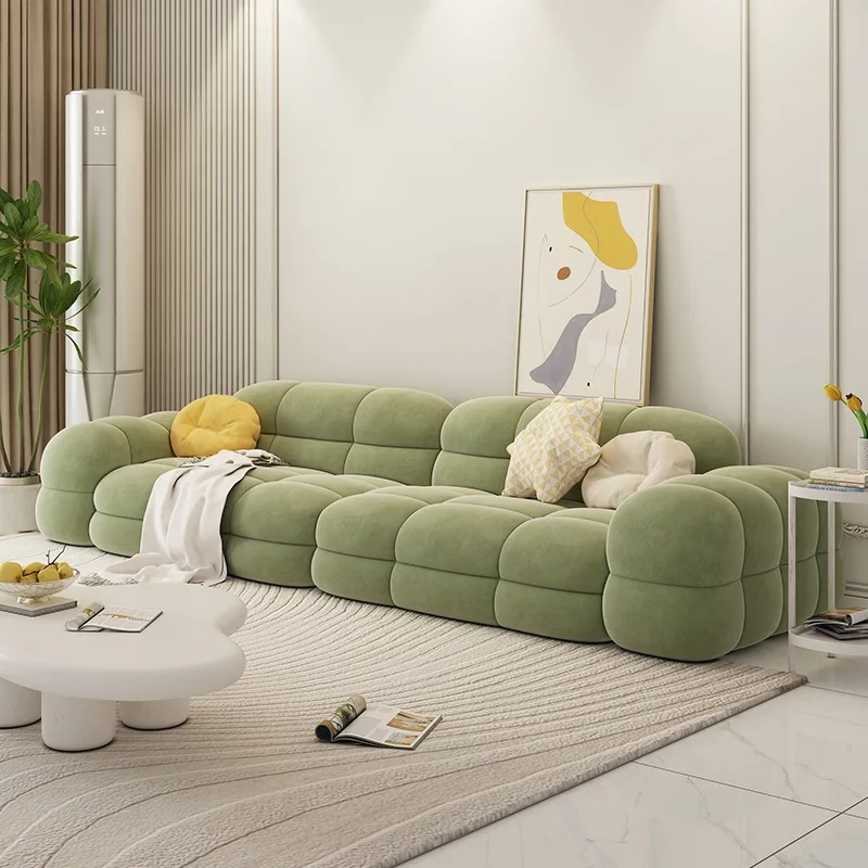 New French Light Luxury Quiet Cream Style Sofa Creative Cotton Candy Living Room Fabric Sofa
New French Light Luxury Quiet Cream Style Sofa Creative Cotton Candy Living Room Fabric Sofa